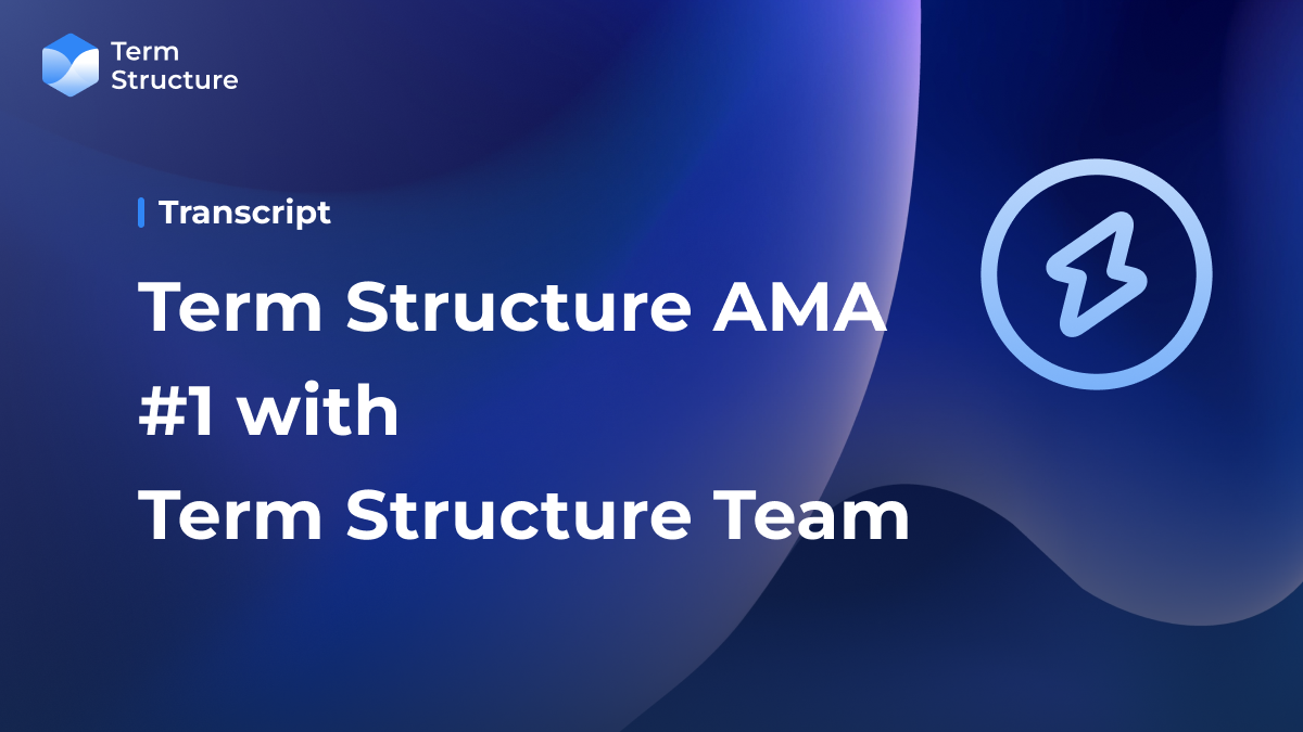 Term Structure AMA #1 with Term Structure Team (Transcript)